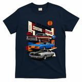 Cruising Woodward 2026 Vintage Car Cruise M1 T-Shirt - Navy Blue
