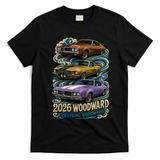2026 Woodward Cruising Vintage Classic Cars T-Shirt - Black