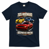 2026 Woodward Ave M1 Horsepower Has A Hometown T-Shirt - Navy Blue