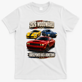 2026 Woodward Ave M1 Horsepower Has A Hometown T-Shirt - White