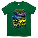 2026 Woodward Avenue Car Show Vintage Muscle Cars Art T-Shirt - Irish Green