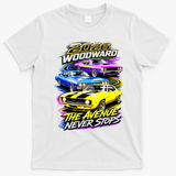 2026 Woodward Avenue Car Show Vintage Muscle Cars Art T-Shirt - White