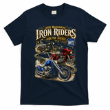 Iron Riders 2026 Woodward Ride The Avenue M1 Bikers T-Shirt - Navy Blue
