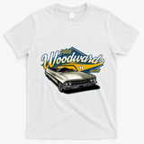 2026 Crusin' Woodward M1 Car Cruise Chrome Classic T-Shirt - White
