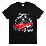 2026 Cruisin’ Woodward Ave Red 1961 Vette  T-Shirt - Black