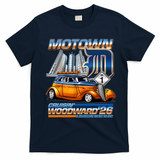 2026 Crusing Woodward D Motown A Michigan Tradition T-Shirt - Navy Blue