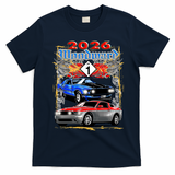 2026 Woodward Mustang Ally M1 T-Shirt - Navy Blue