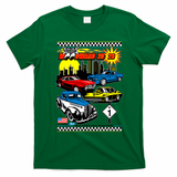 Cruisin Woodward 2026 Retro Car Event Graphic T-Shirt - Irish Green