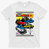 Cruisin Woodward 2026 Retro Car Event Graphic T-Shirt - White