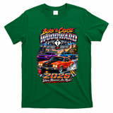 M1 Woodward Avenue 2026 Born To Cruise – Detroit To Pontiac Muscle Car T-Shirt - Irish Green