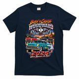 M1 Woodward Avenue 2026 Born To Cruise – Detroit To Pontiac Classic Car T-Shirt - Navy Blue