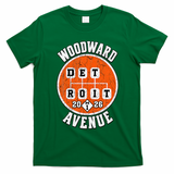 Detroit In Gear – Woodward Avenue M1 2026 T-Shirt - Irish Green