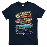 Different By Design 2026 Cruising Woodward M1  T-Shirt - Navy Blue