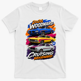 2026 CRUISING WOODWARD THREE MUSCLE LEGENDS T-Shirt - White