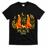 Walk Peace 2026 World Peace Monks Aloka Dog Spiritual T-Shirt