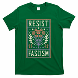 Womens Resist Fascism Protest Trump Anti Trump T-Shirt - Green