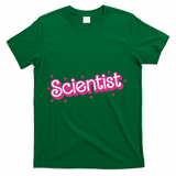 Women Retro Scientist Science Teacher Back To School T-Shirt - Green