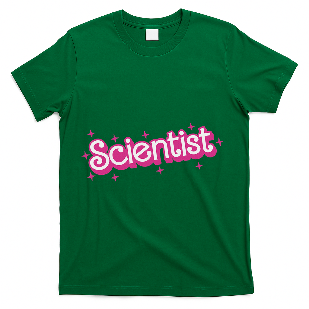 Women Retro Scientist Science Teacher Back To School T-Shirt - Green