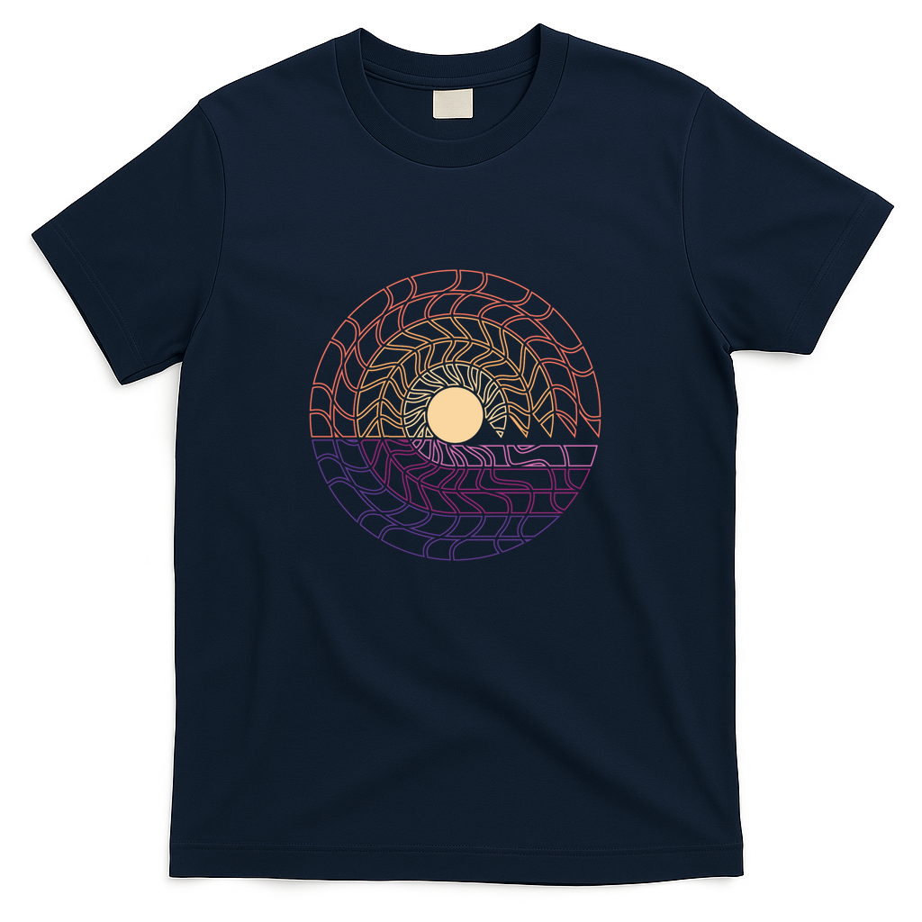 Wave Sunrise - Navy