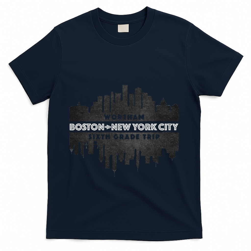 Wortham Sixth Grade Trip T-Shirt - Navy