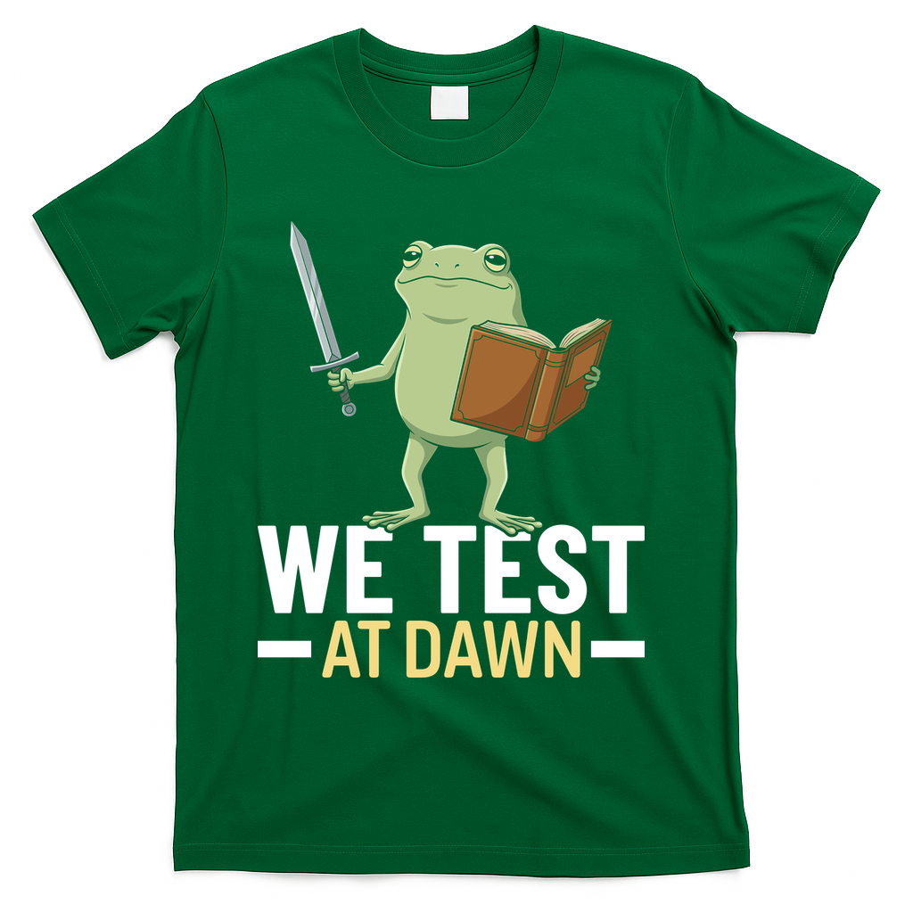 We Test At Dawn T-Shirt - Green