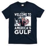 Welcome To Americas Gulf Donald Trump T-Shirt - Navy