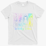 Witchy Vibes Halloween Spooky Season T-Shirt - White