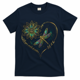 Whisper Words Of Wisdom Let Peace Signal T-Shirt - Navy