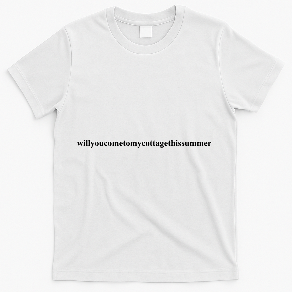 Will You Come To My Cottage This Summer Heated Rivalry T-Shirt - White