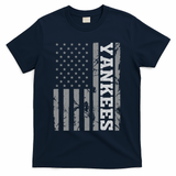 Yankee American Flag T-Shirt - Navy