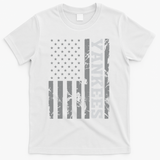 Yankee American Flag T-Shirt - White