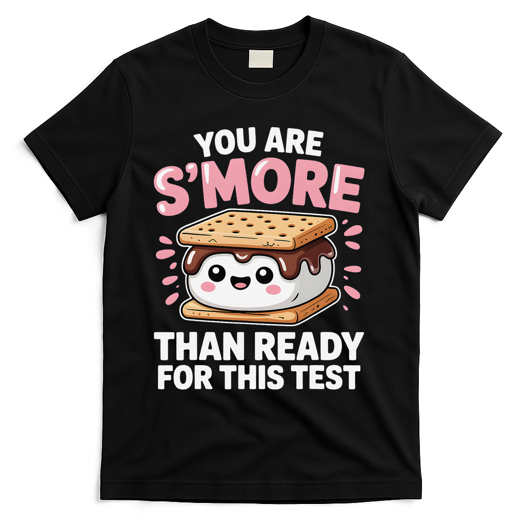 You Are Smore Than Ready For This Test Day Teacher T-Shirt - Black