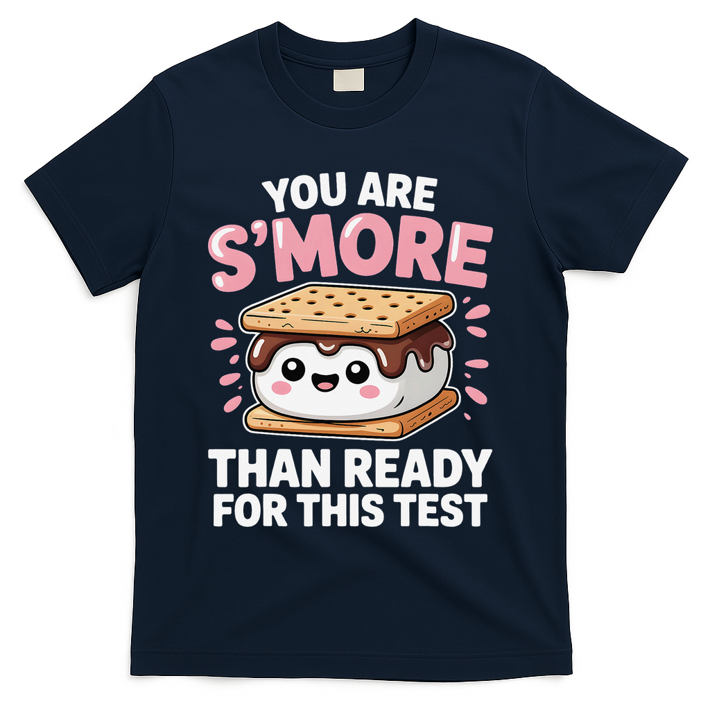 You Are Smore Than Ready For This Test Day Teacher T-Shirt - Navy