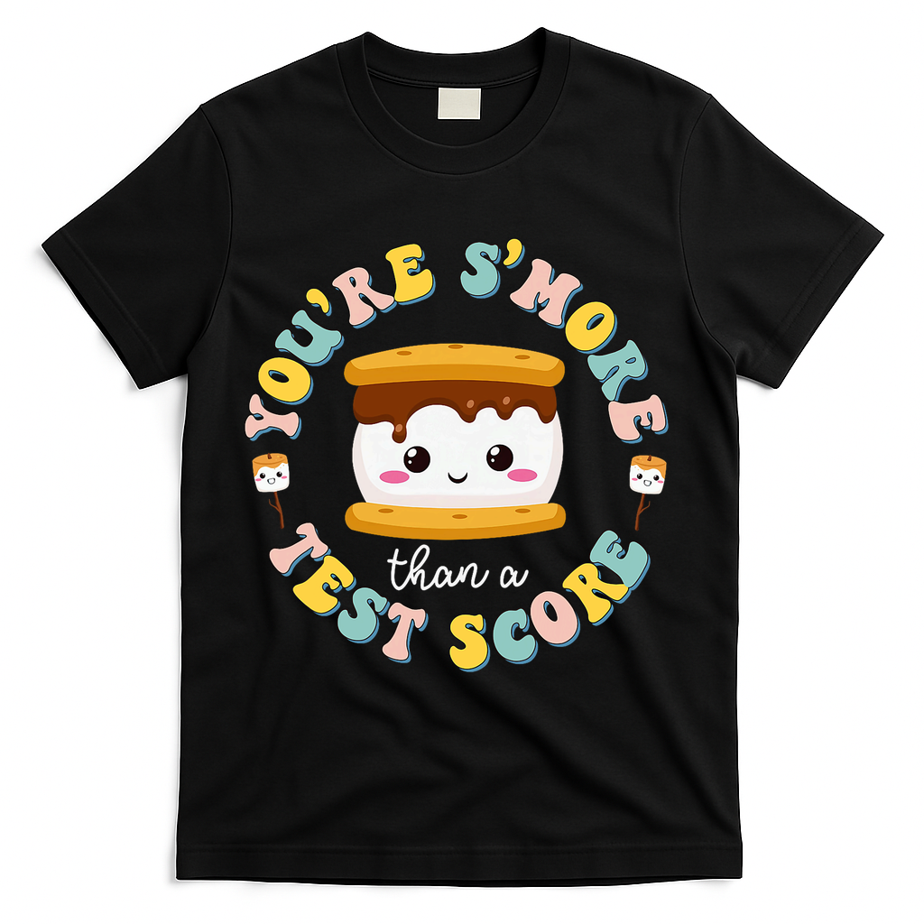 You Are S'more Than Ready For This Test Test Day Teacher T-Shirt - Black