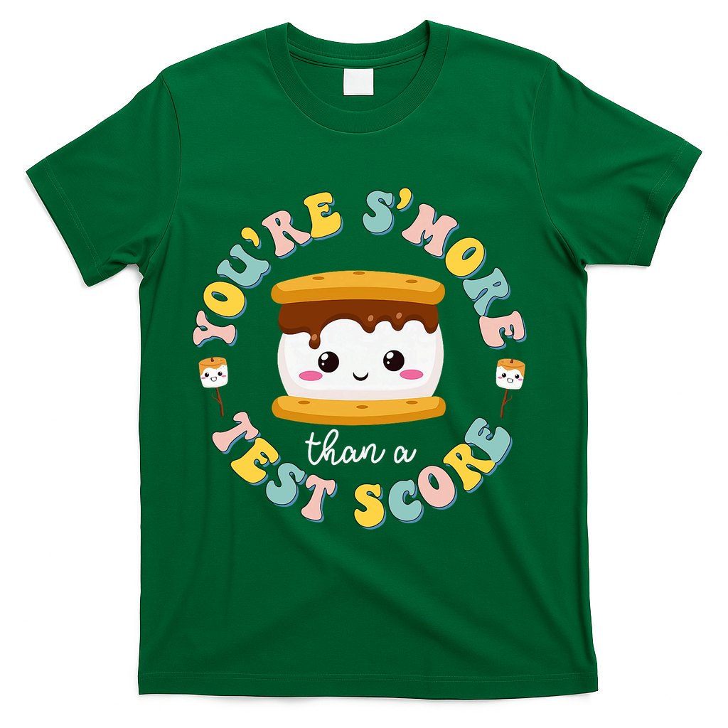 You Are S'more Than Ready For This Test Test Day Teacher T-Shirt - Green