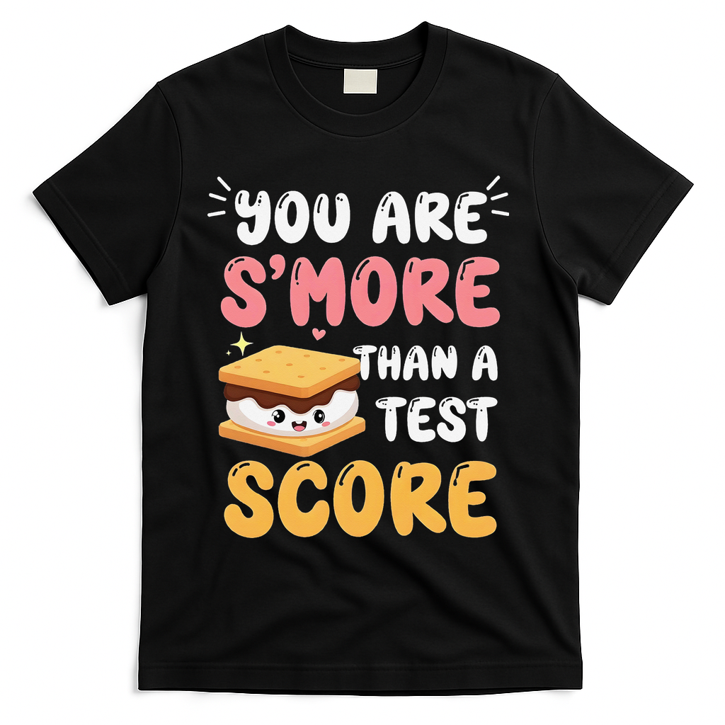 You Are Smore Than A Test Score State Test Day Teacher T-Shirt - Black
