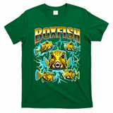 Yellow Boxfish 90s Bootleg Rap Marine Life Fish T-Shirt - Irish Green
