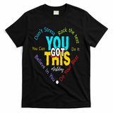 You Got This DonT Stress Rock The Test Test Day Teacher T-Shirt - Black
