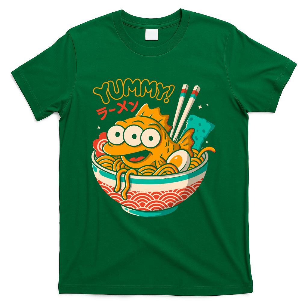 Yummy Noodle Creature - Green