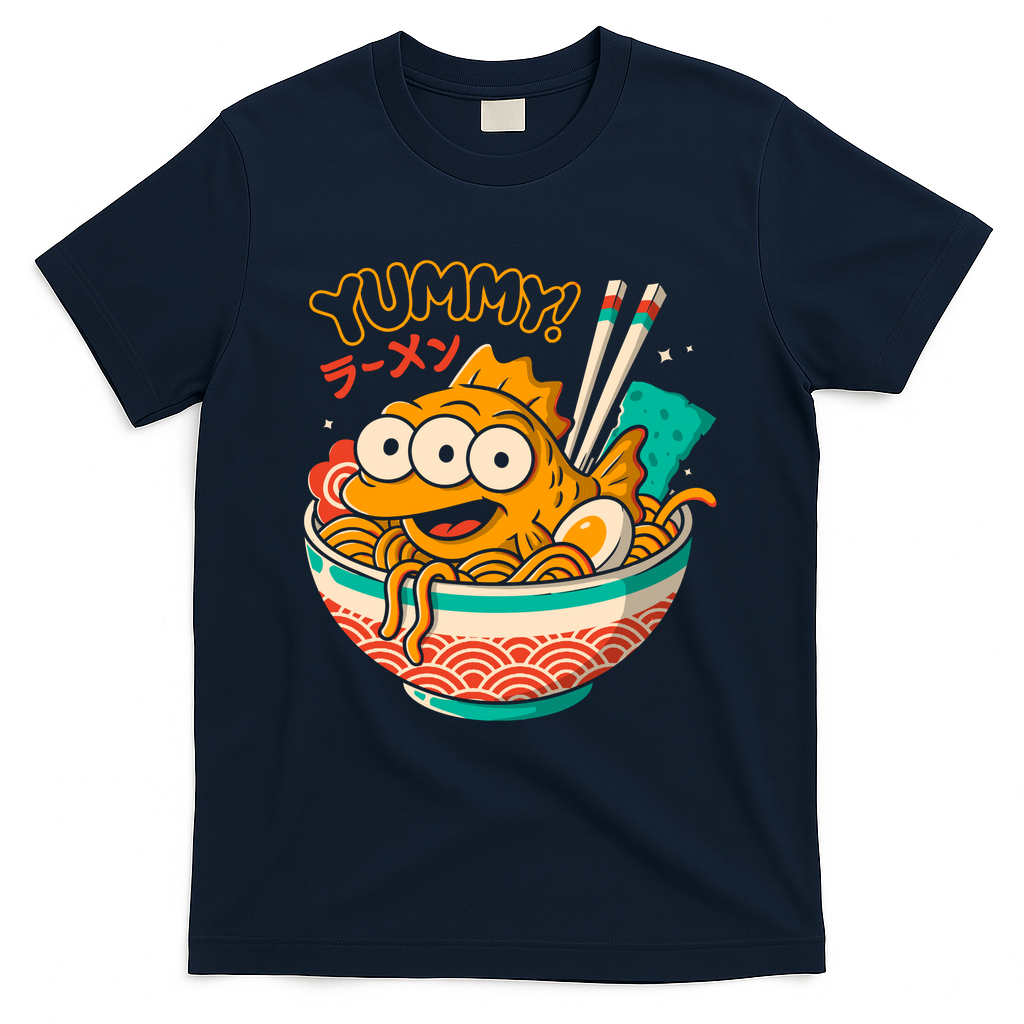 Yummy Noodle Creature - Navy