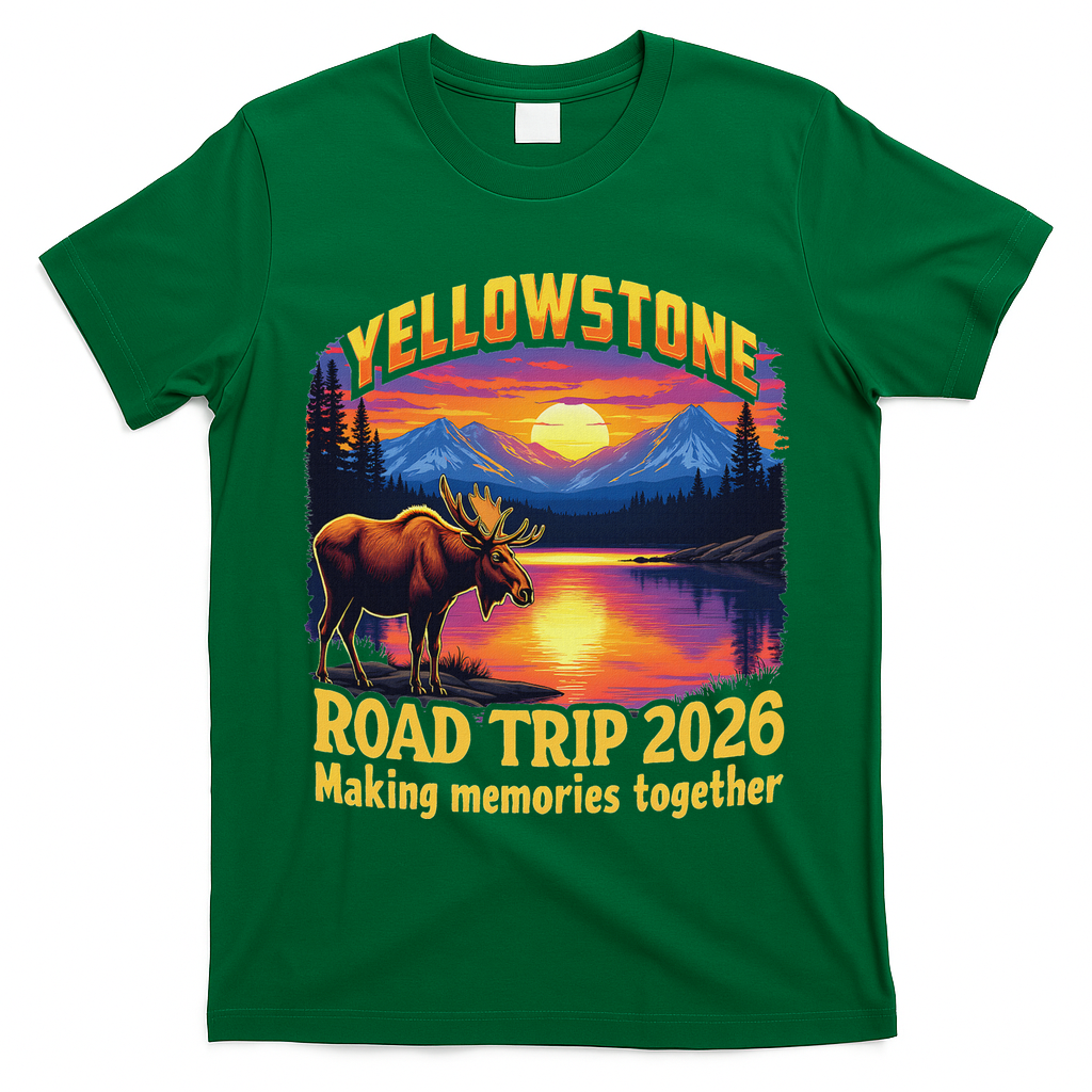 Yellowstone Road Trip 2026 Making Memories Together T-Shirt