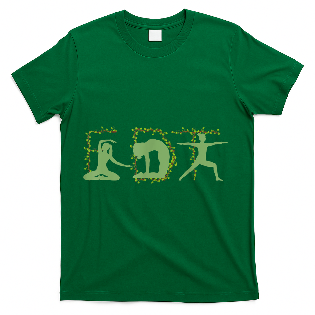 Yoga Subtle Anti Trump Floral Political Not My President T-Shirt - Green