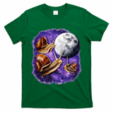 Yearning Snails In Space Moon T-Shirt