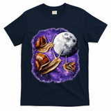 Yearning Snails In Space Moon T-Shirt