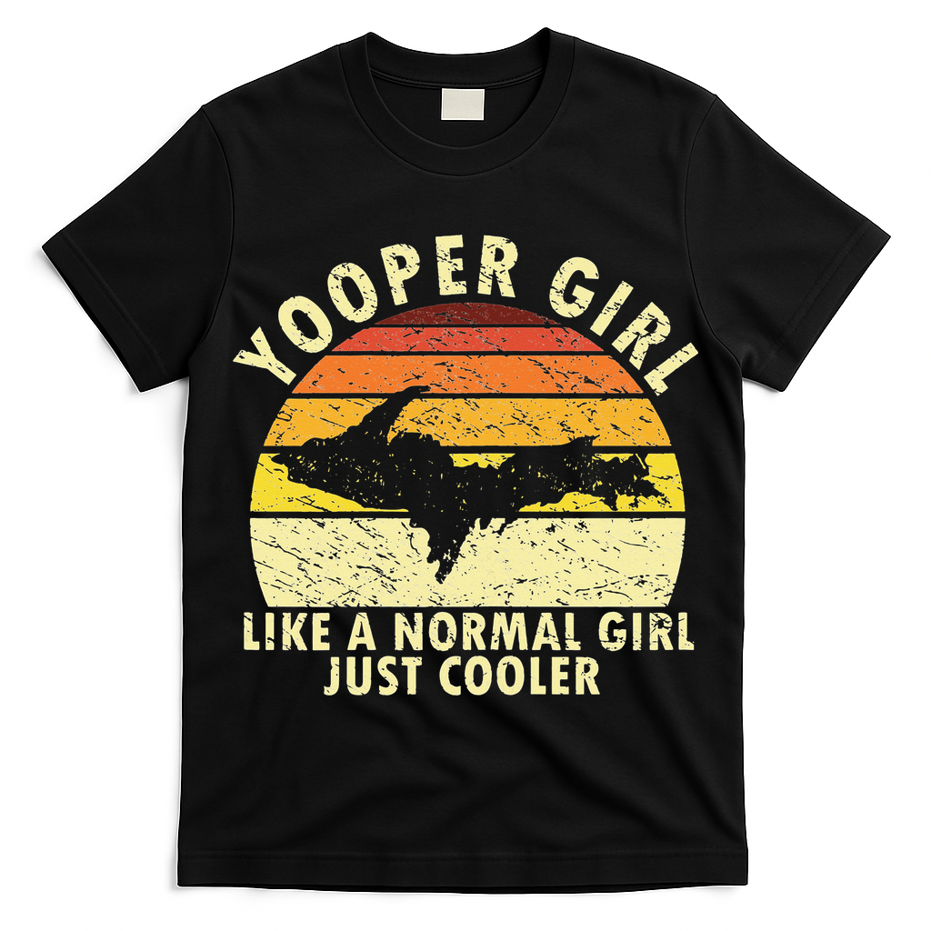 Yooper Upper Peninsula Retro Upper Michigan T-Shirt