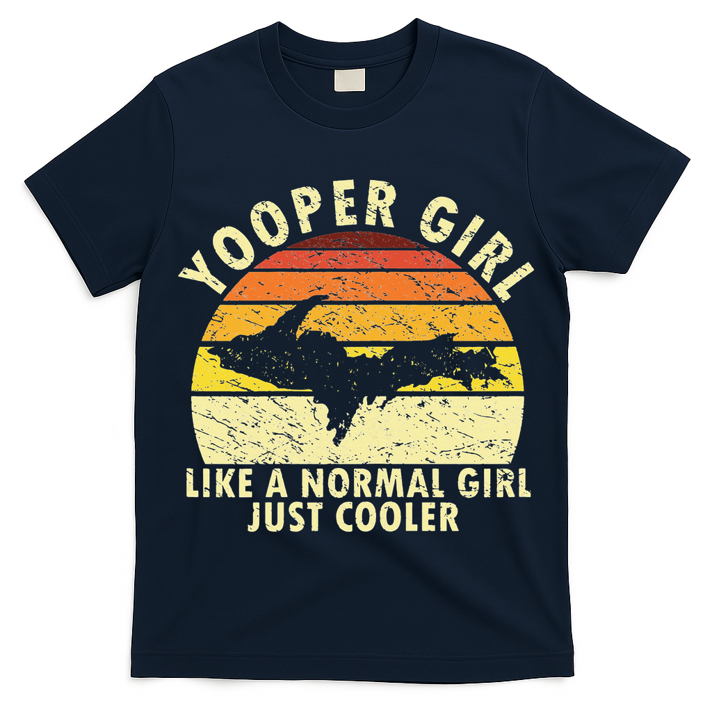Yooper Upper Peninsula Retro Upper Michigan T-Shirt