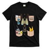Zoo Keeper Costume Funny Halloween Zookeeper T-Shirt - Black