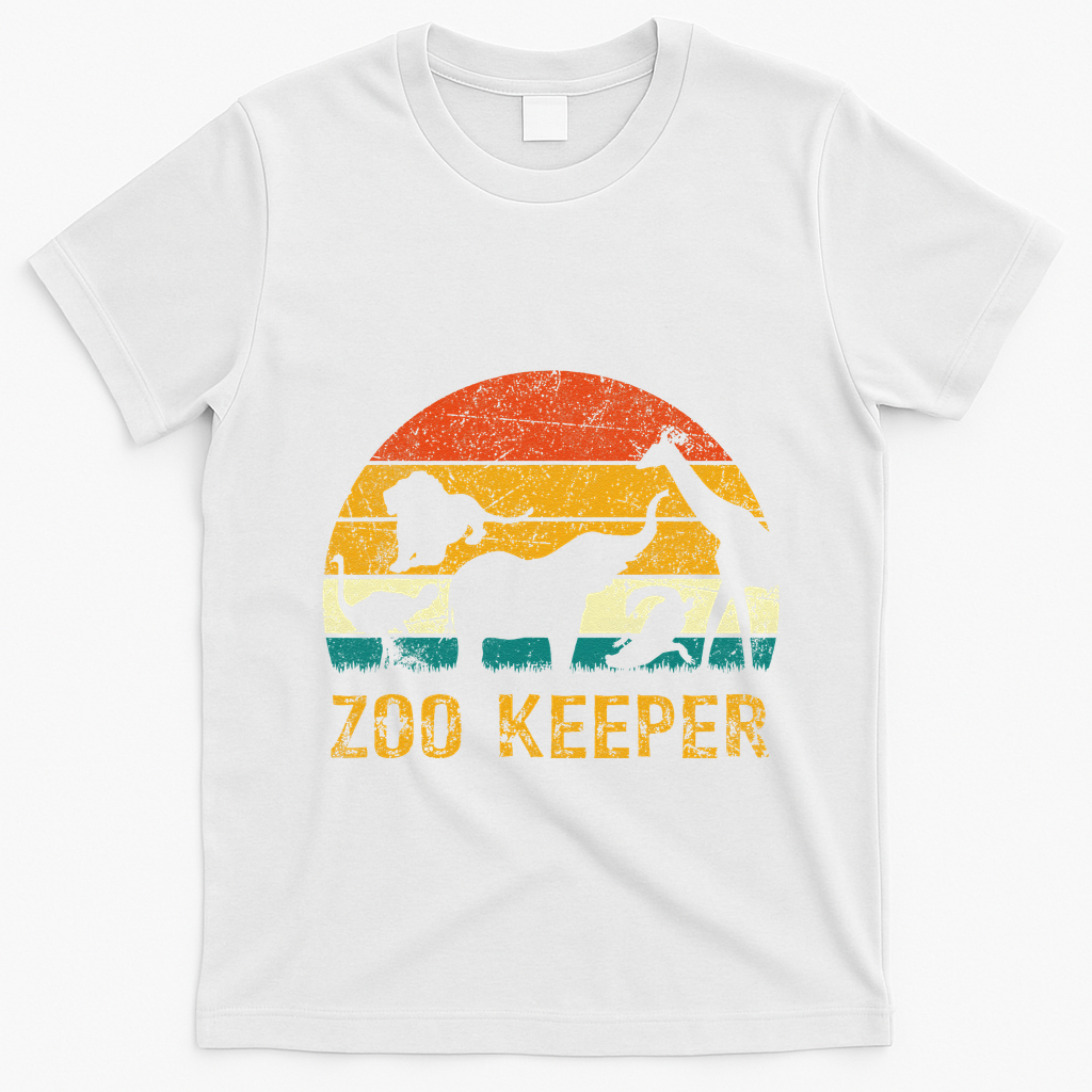 Zoo Keeper Funny Halloween Costume T-Shirt - White