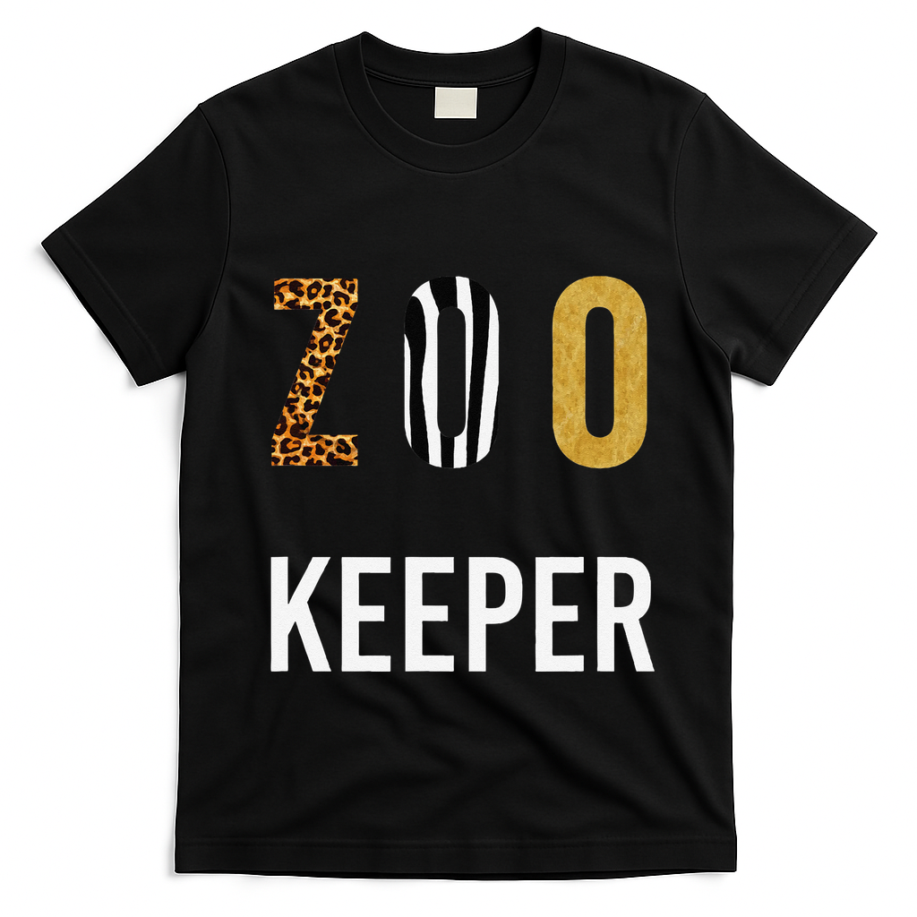 Zoo Keeper Halloween T-Shirt - Black