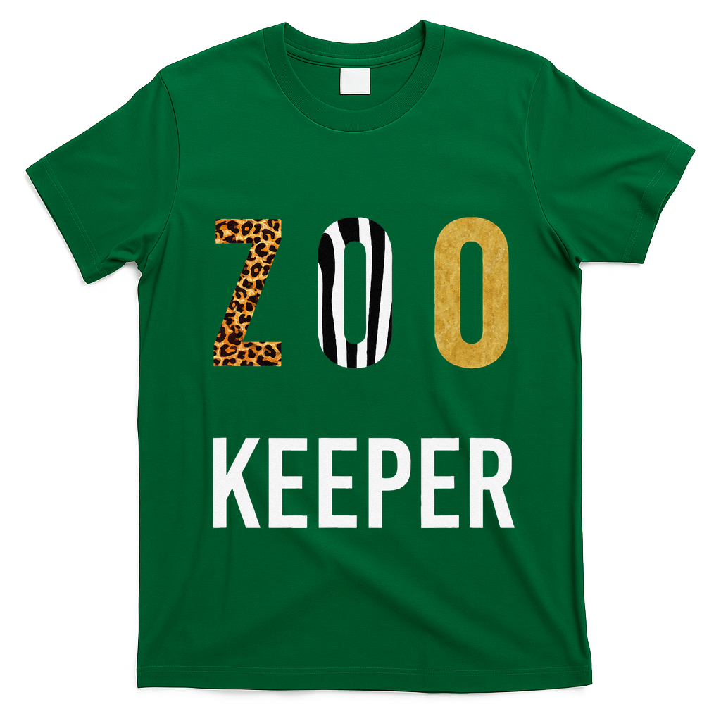 Zoo Keeper Halloween T-Shirt - Irish Green
